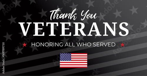 Veterans Day USA Flag Background