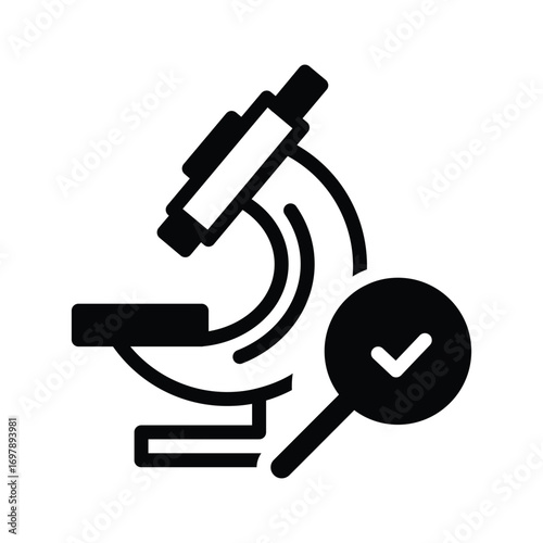 lab test data solid icon vector design good for web or mobile app