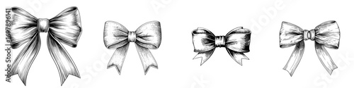 A modern doodle sketch is isolated on a white background