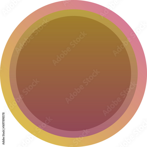 Modern Gradient Circle Badge