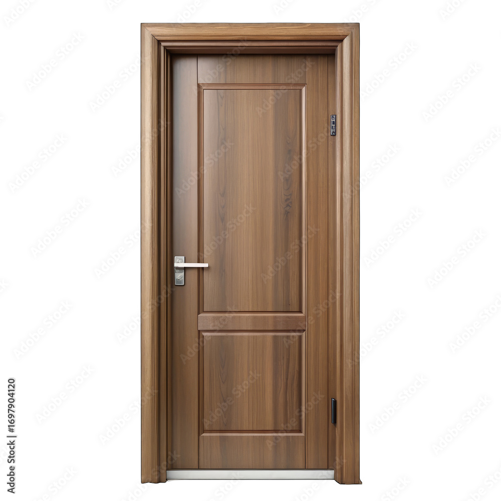 Fototapeta premium door isolated on white background