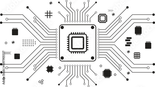 circuit board background