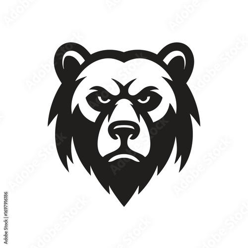 	Bear Head Mascot Logo