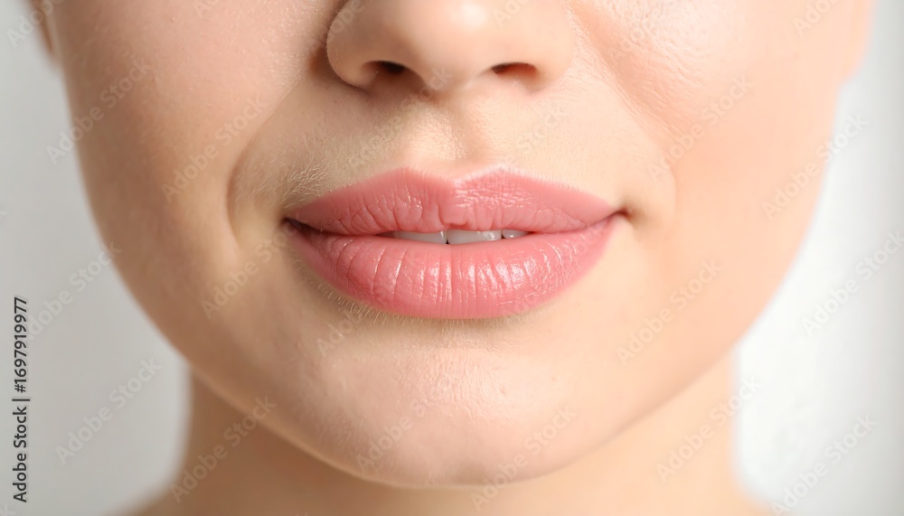 Fototapeta premium Close-up woman's lips (1)