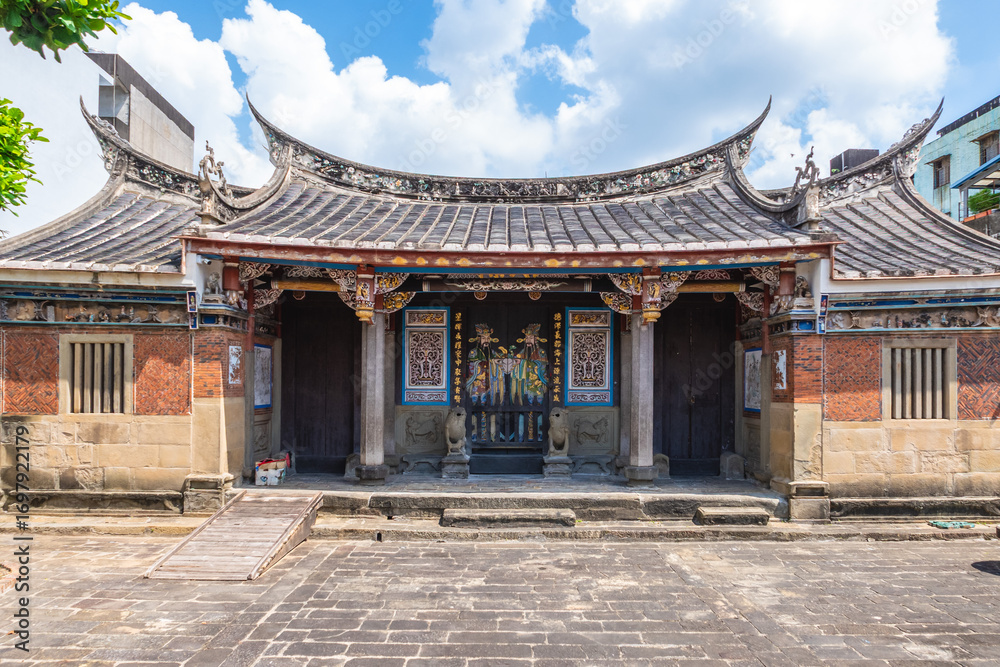 Fototapeta premium Xinpu Chen Family Ancestral Hall located at Xinpu Township, Hsinchu County, Taiwan