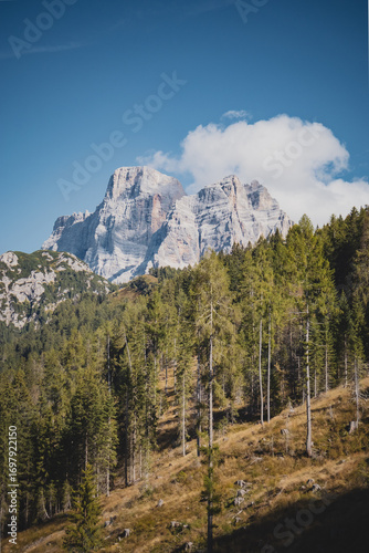 Mountain Hike in Dolomites Italy mountain perfect for climb 