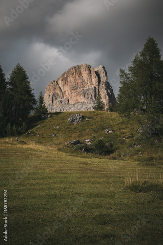 Mountain Hike in Dolomites Italy mountain perfect for climb 