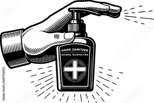 fire extinguisher on white background