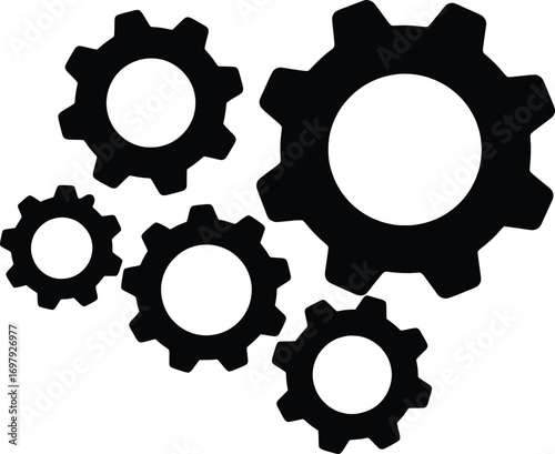 Action Event of Vector Gears Representing Startup Innovation in a Business Environment for Industry Professionals in a Modern Viewpoint