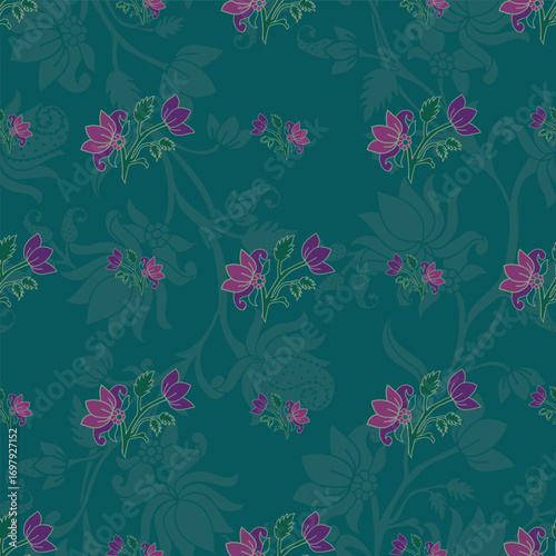 Bohemian opulence ,romantic florals, paisley and dramatic flourishes.

