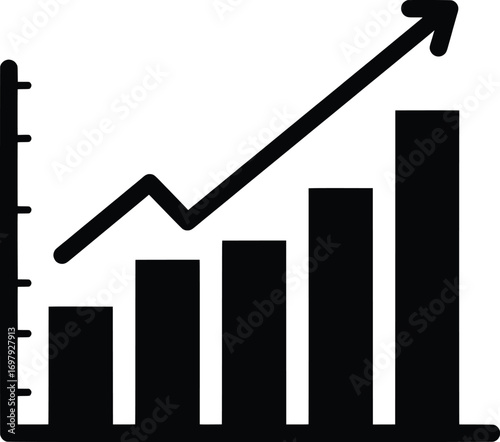 Vector Graph Analysis in Business Environment, Dynamic Viewpoint Demonstrating Financial Progress and Success