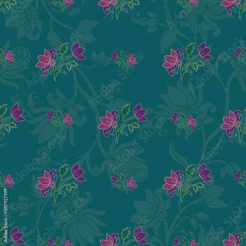 Bohemian opulence ,romantic florals, paisley and dramatic flourishes.
