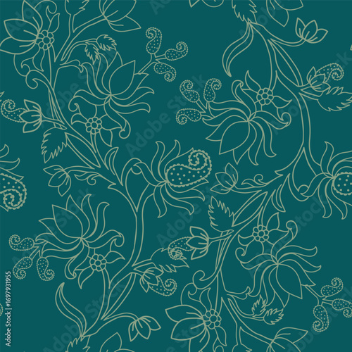 Bohemian opulence ,romantic florals, paisley and dramatic flourishes.
