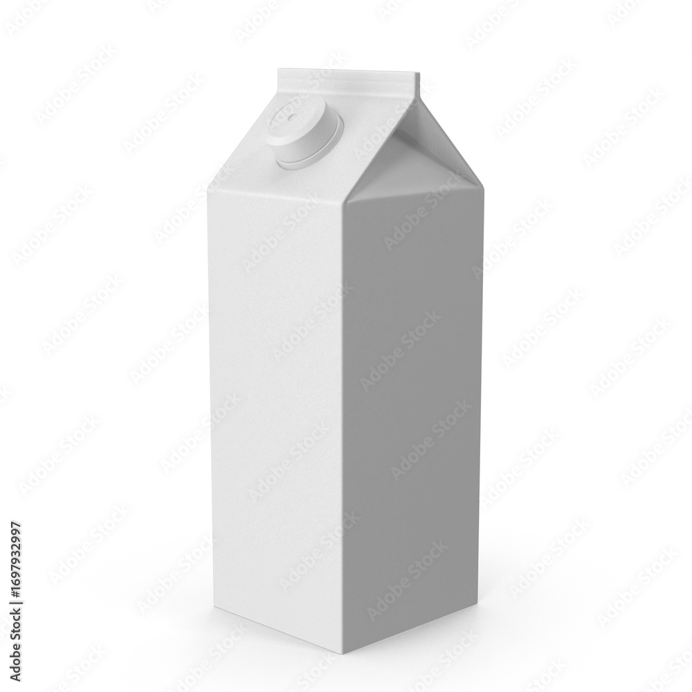 White rectangular milk box packaging isolated PNG White rectangular milk box packaging isolated PNG