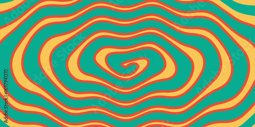 Collection of 70s poster, banner, cover, card. background . Set of retro wall decoration, groovy, trippy, colorful line. Vintage hippie wall art for interior, decorative, dots flayer simple and trendy