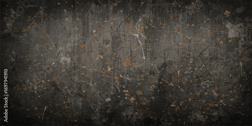 An aged and dirty brown rusty metal grunge texture pattern forms an old and vintage wall backdrop