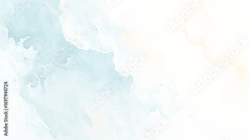 grunge and stained ink and watercolor textures on white paper background, Abstract brown color soft light ink effect shades gradient watercolor texture, Watercolor abstract wet hand drawn texture.