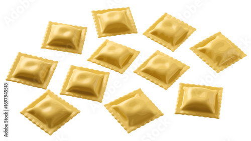 Golden Square Pasta Shapes