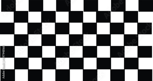 Distressed Diamond Check Pattern seamless background, black and white checkered fabric background, Pattern swatch is included, Black and white chess pattern illustration,
