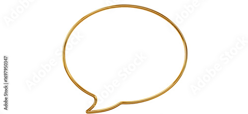Gold speech bubble graphic (1)