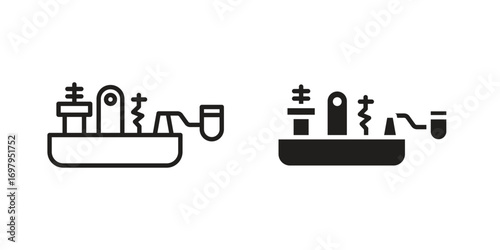 Morse code icon symbol for logo, web, app designs.