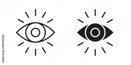 Impressions icon symbol for logo, web, app designs.