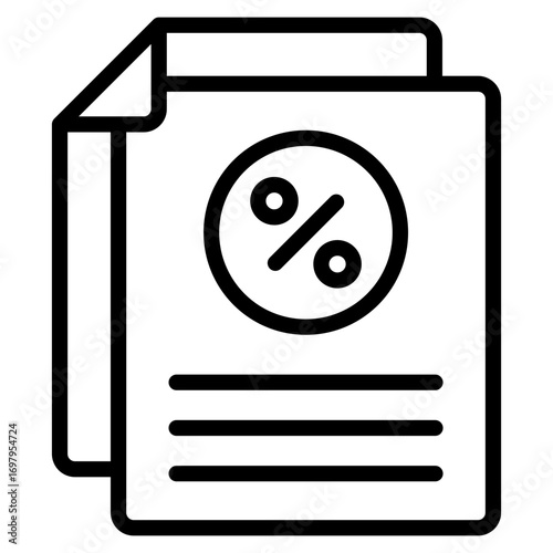 Tax Document Icon