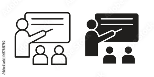 Classroom icon symbol for logo, web, app designs.