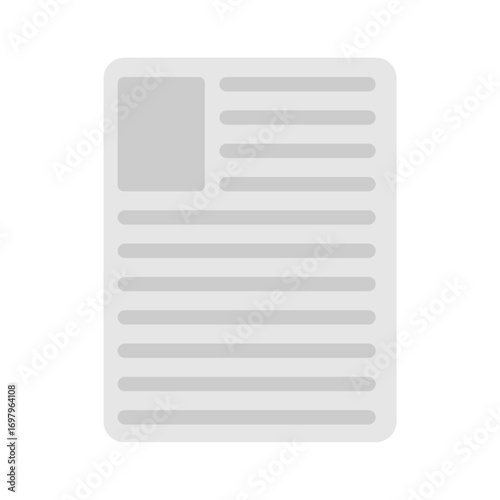 office and business worksheet icon illustration