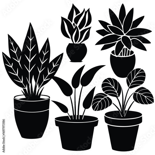 A collection of various black dripping liquid splatters, drops, and blobs isolated on a white background.