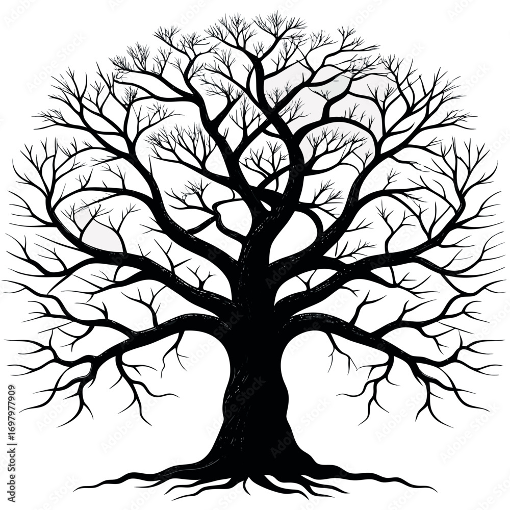 Obraz premium a-striking--detailed-silhouette-of-a-large--mature silhouette vector design .eps