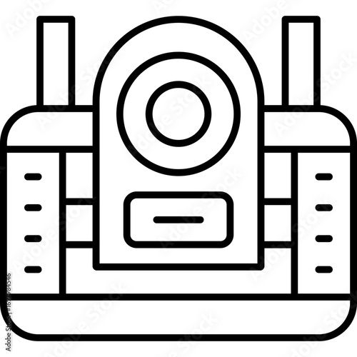 Action Camera Icon Vector Element