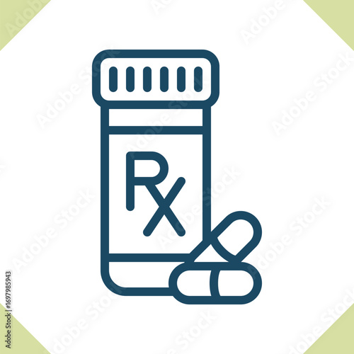 Pill Bottle Icon