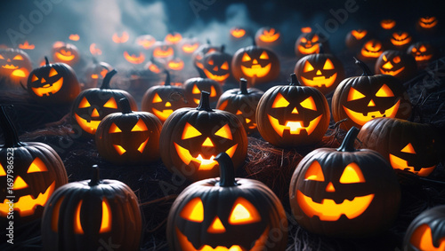 halloween pumpkin background