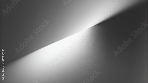 Subtle White to Warm Gray Gradient with Soft Shadow, Minimal Background for Product Mockups and Editorial Design