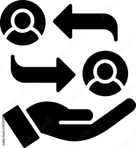 Fair Trade glyph icon