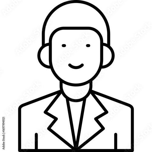 Chemist Icon Vector Element