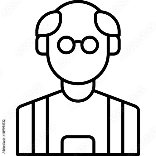 Elderly Icon Vector Element
