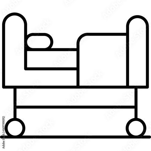 Stretcher Icon Vector Element
