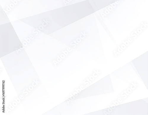 A clean white background featuring an array of colorful geometric shapes, including triangles, circles, and squares, arranged in an artistic pattern.