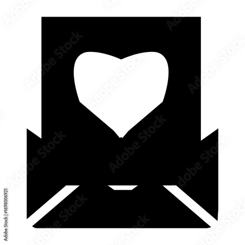 love letter symbol design illustration vector