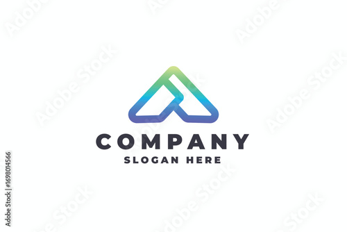 Modern Letter A Logo
