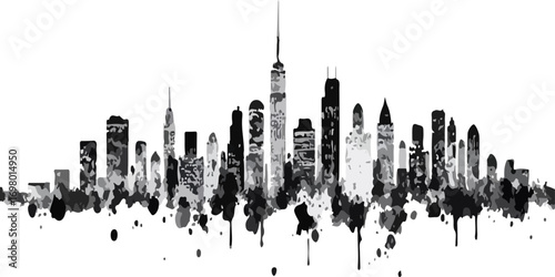 Grunge urban black texture on white background vector illustration. Grunge dirty urban dust texture design with scratches.