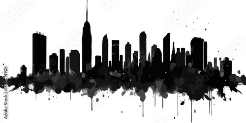Grunge urban black texture on white background vector illustration. Grunge dirty urban dust texture design with scratches.