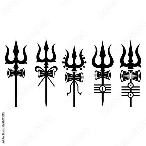 Trishul Five Unique Designs of the Sacred Hindu Trident