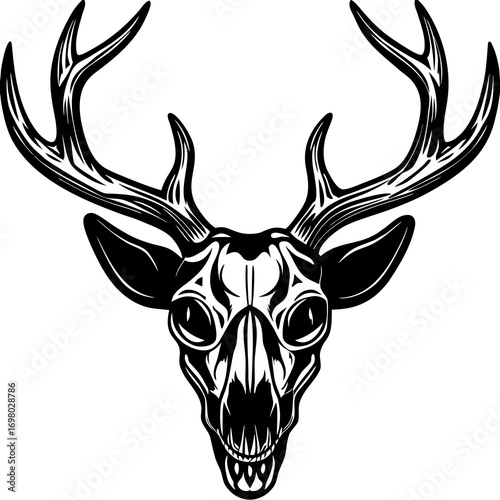 deer head vector