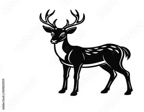 deer silhouette vector