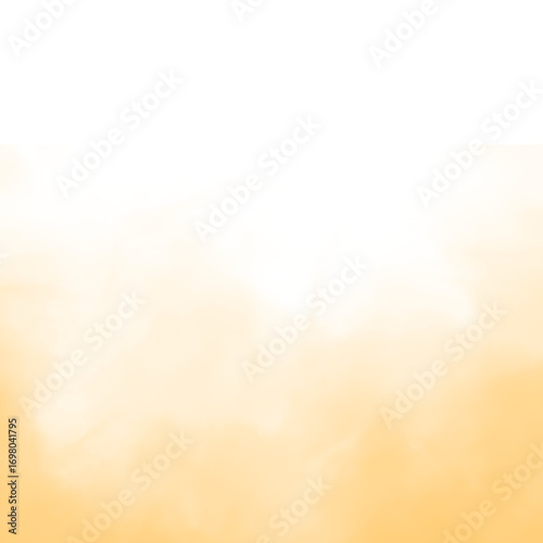 Orange smoke transparent background