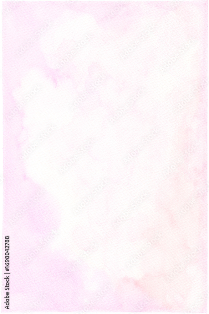 Obraz premium Cloudy Sky Watercolor Background with Hand-Painted Texture for Design and Decoration