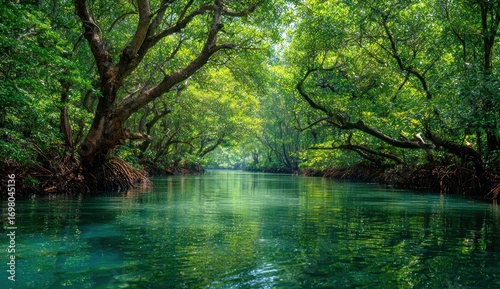 Lush mangrove waterway (2)
